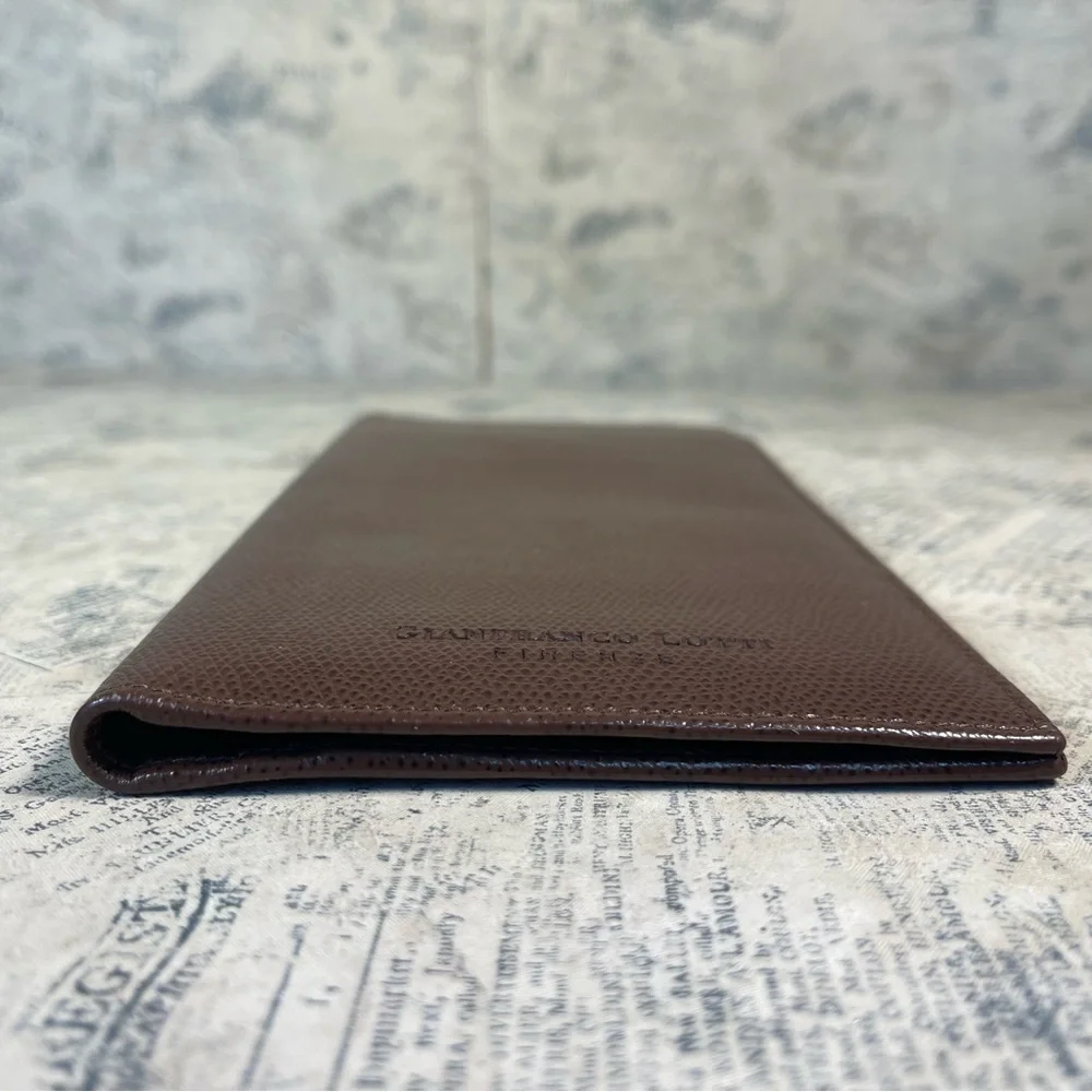 Gianfranco Lotti Firenze Made in Italy Snake Embossed Leather Passport Travel
